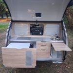 Mini Caravane La Baroudeuse Nomade Camper à Beaupréau, Cuisine, Porte Vélos, Tente De Toit 2026 (10)