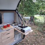 Mini Caravane La Baroudeuse Nomade Camper à Beaupréau, Cuisine, Porte Vélos, Tente De Toit 2026 (25)