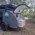 Mini Caravane La Baroudeuse Nomade Camper à Beaupréau, Cuisine, Porte Vélos, Tente De Toit 2026 (6)