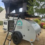 Mini Caravane Teardrop, La Ligerienne, Nomade Camper, Porte Vélo Thule, Tente De Toit Toute Saison Rock Cruiser Pro Wildland (1)