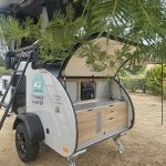 Mini Caravane Teardrop, La Ligerienne, Nomade Camper, Porte Vélo Thule, Tente De Toit Toute Saison Rock Cruiser Pro Wildland (9)