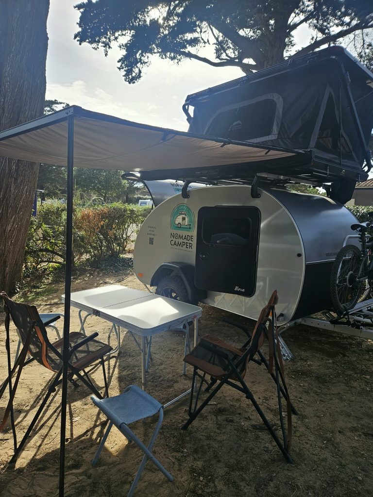 Mini Caravanes Nomade Camper à St Gilles Crois De Vie,vélo, Tente De Toit 2026 85