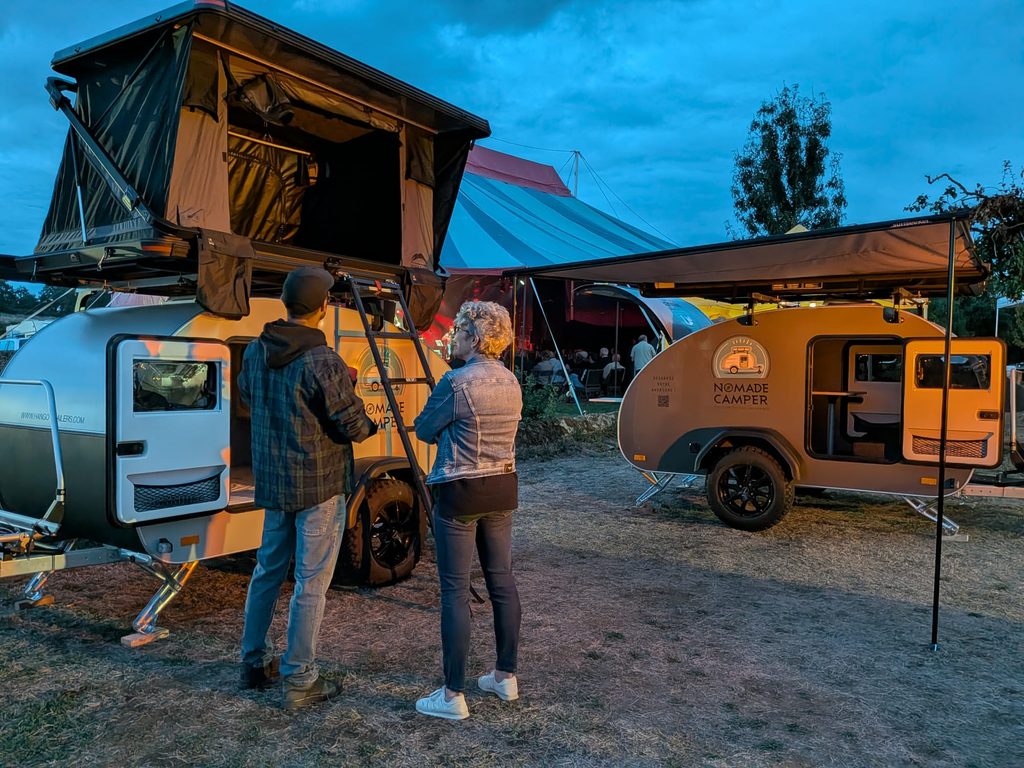 Minis Caravanes Teardrop De Chez Nomade Camper Au Foin Dans Les Granges 2026, St Laurent Du Mottay ( (3)
